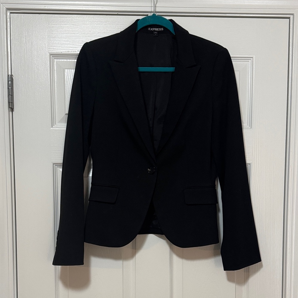 Express Women's Classic Black Suit Jacket